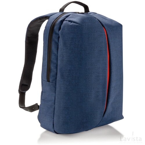 Smart office & sport rugtas PVC vrij blauw, oranje