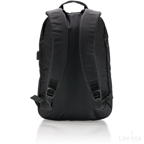 Power USB laptop rugtas PVC Vrij zwart