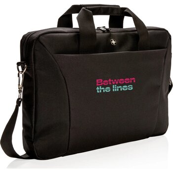 Swiss Peak 15.4” laptop tas PVC-vrij zwart