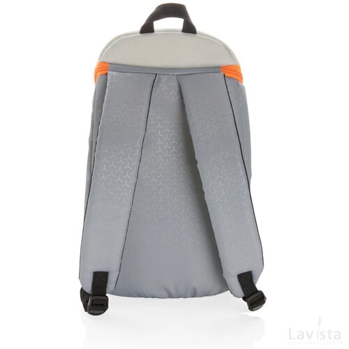 Hiking koelrugzak 10L grijs, oranje