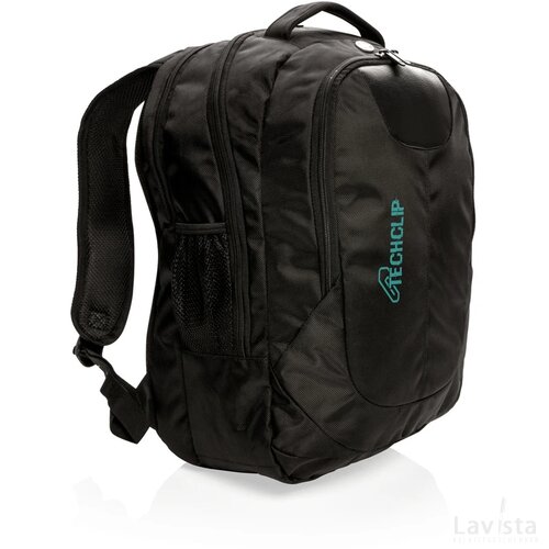 Outdoor laptop rugtas zwart