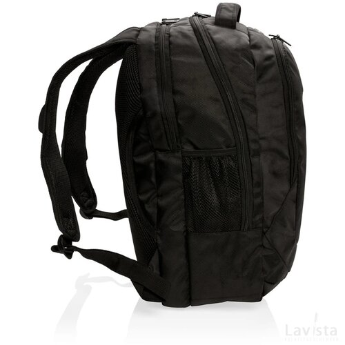 Outdoor laptop rugtas zwart