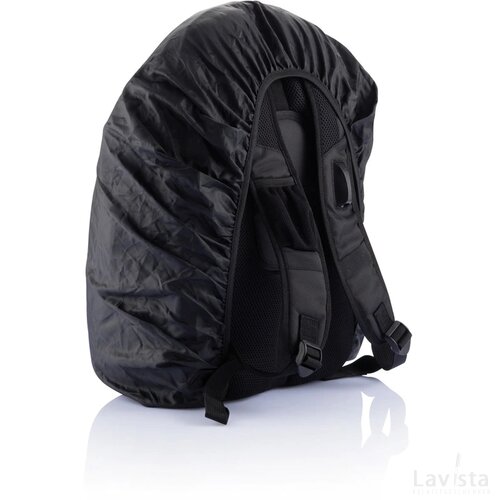 Outdoor laptop rugtas zwart
