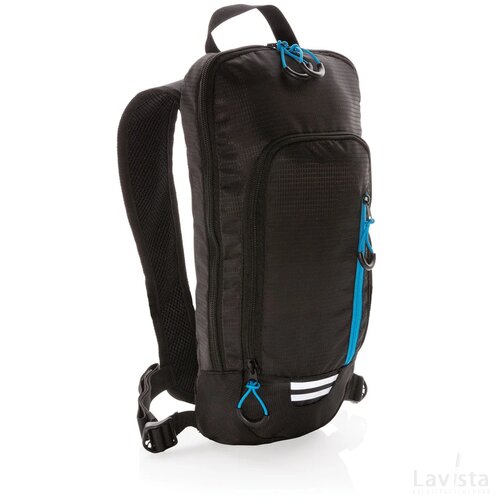 Explorer ribstop kleine wandelrugzak 7L PVC-vrij zwart, blauw