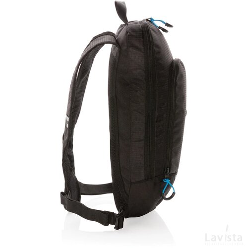 Explorer ribstop kleine wandelrugzak 7L PVC-vrij zwart, blauw