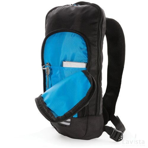 Explorer ribstop kleine wandelrugzak 7L PVC-vrij zwart, blauw