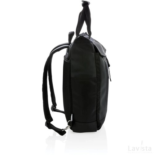 Swiss Peak 15" laptop rugzak en draagtas PVC vrij zwart