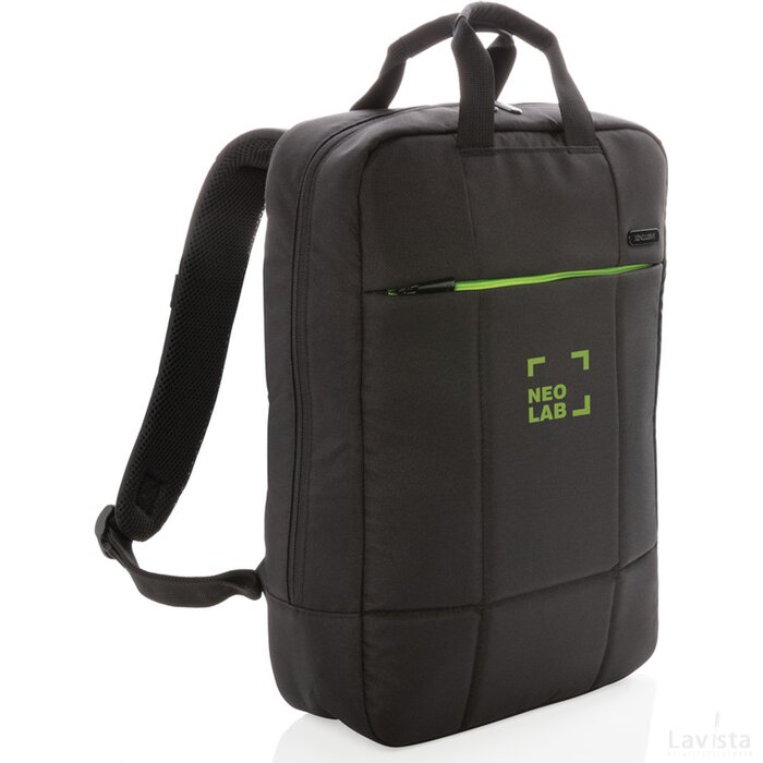 Soho business RPET 15.6"laptop rugtas PVC vrij zwart, groen