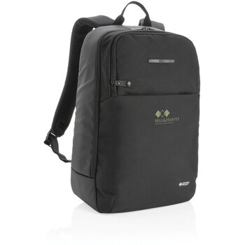 Swiss Peak laptop rugzak met UV-C sterilisatie vak zwart