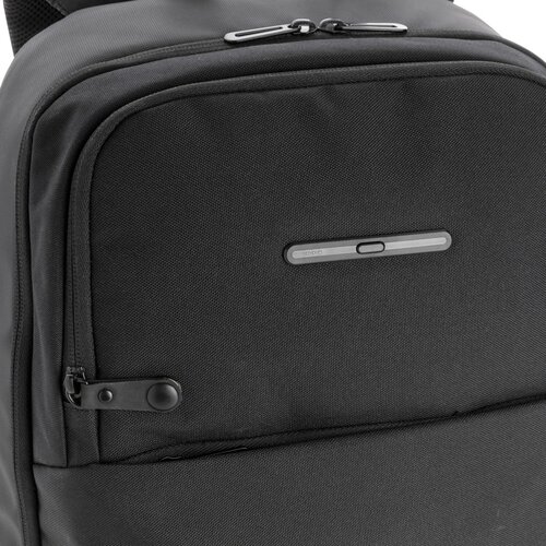 Swiss Peak laptop rugzak met UV-C sterilisatie vak zwart