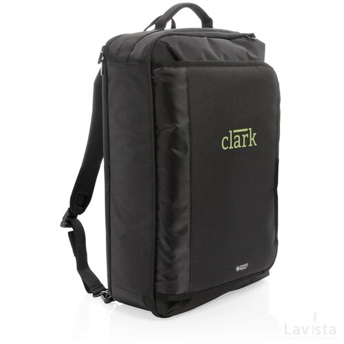 Swiss Peak convertible reisrugtas PVC-vrij zwart