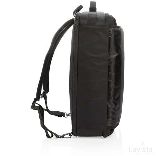 Swiss Peak convertible reisrugtas PVC-vrij zwart