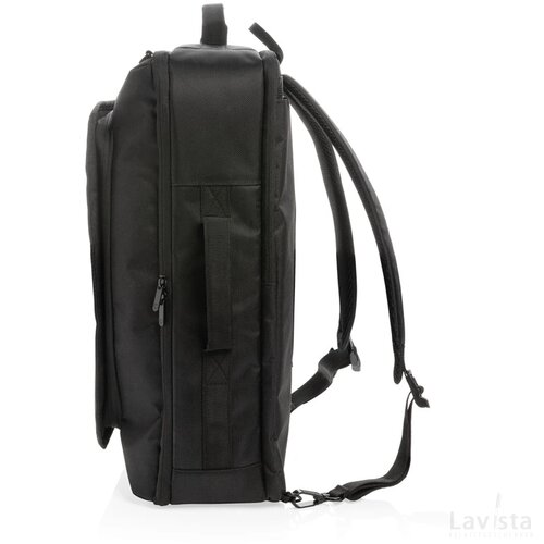 Swiss Peak convertible reisrugtas PVC-vrij zwart