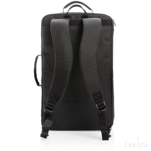 Swiss Peak convertible reisrugtas PVC-vrij zwart