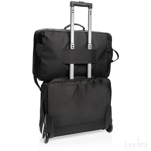 Swiss Peak convertible reisrugtas PVC-vrij zwart