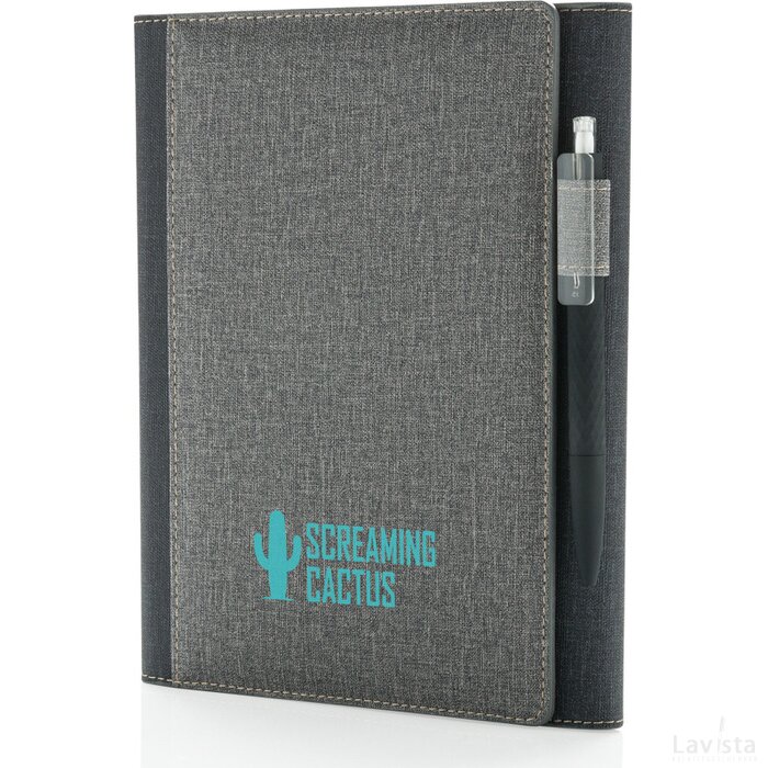 A5 Deluxe design notitieboek omslag grijs