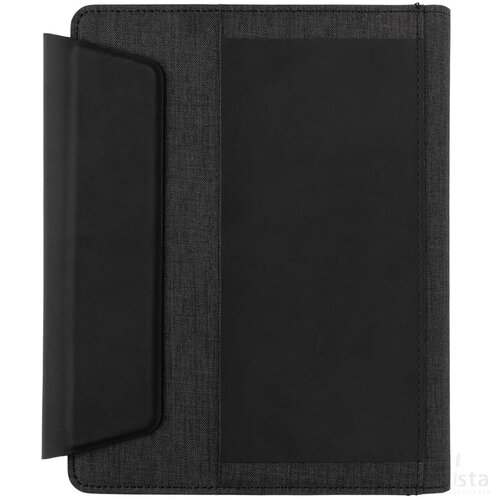 Fiko A5 portfolio met draadloos opladen & 5000mAh powerbank zwart