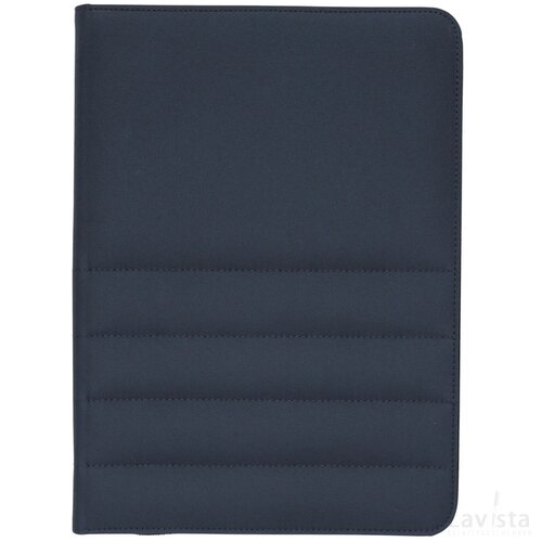 Impact AWARE™ RPET A4 portfolio met rits donkerblauw