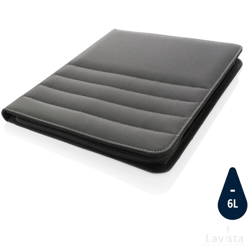 Impact AWARE™ RPET A4 portfolio met rits antraciet