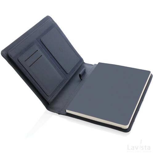 Impact AWARE™ RPET A5 notitieboek donkerblauw