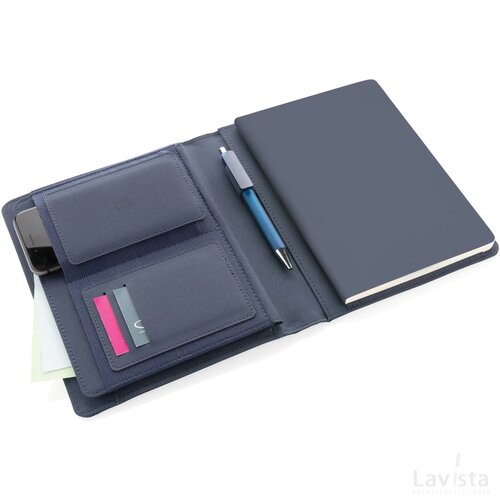Impact AWARE™ RPET A5 notitieboek donkerblauw