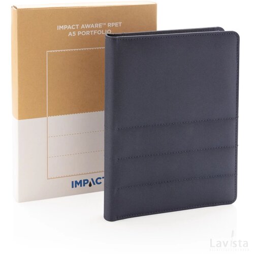 Impact AWARE™ RPET A5 notitieboek donkerblauw