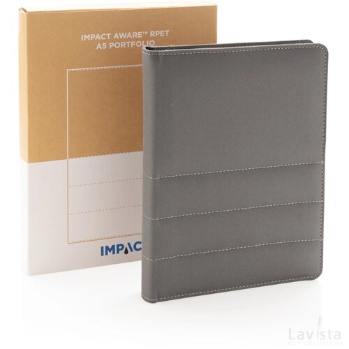 Impact AWARE™ RPET A5 notitieboek antraciet