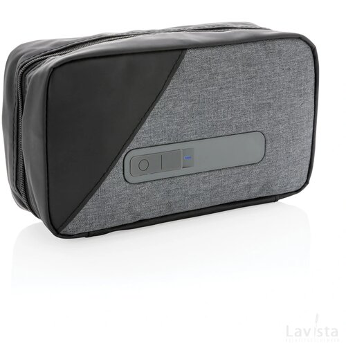 Draagbare UV-C sterilisatie pouch met geïntegreerde batterij grijs