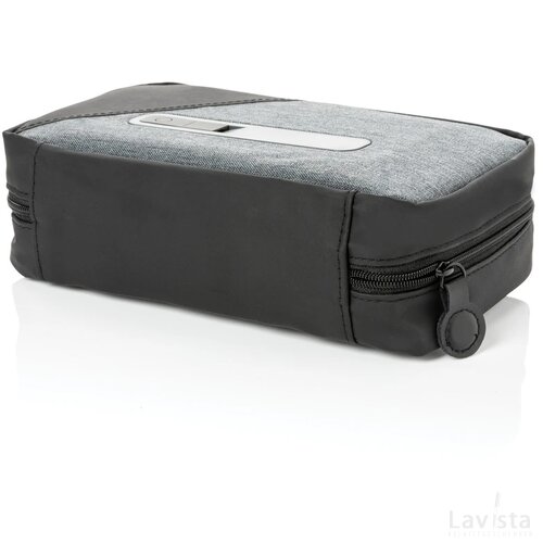 Draagbare UV-C sterilisatie pouch met geïntegreerde batterij grijs