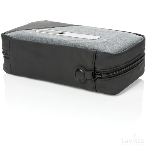 Draagbare UV-C sterilisatie pouch met geïntegreerde batterij grijs