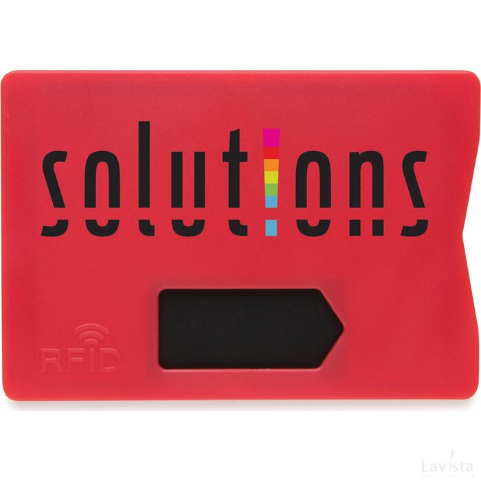 RFID anti-skimming kaarthouder rood