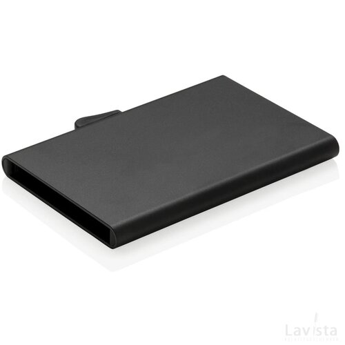 C-Secure aluminium RFID kaarthouder zwart