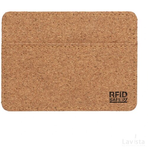 Kurken RFID mini portemonnee bruin