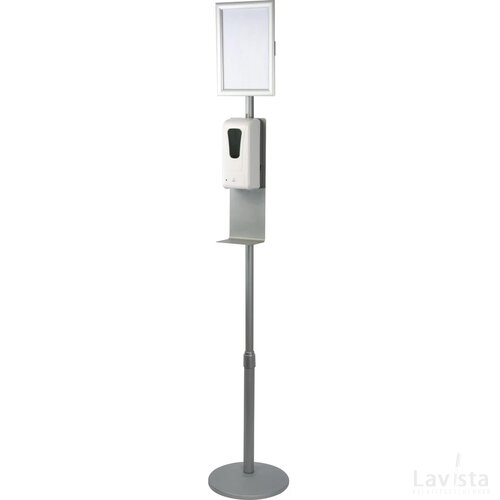 Desinfectiezuil grijs silvergrey zilvergrijs