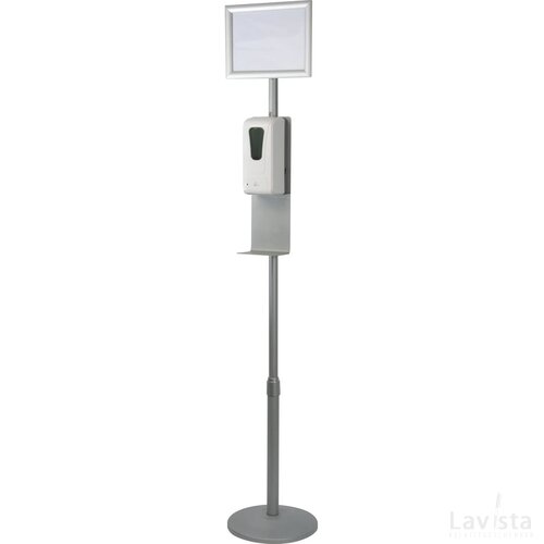 Desinfectiezuil grijs silvergrey zilvergrijs