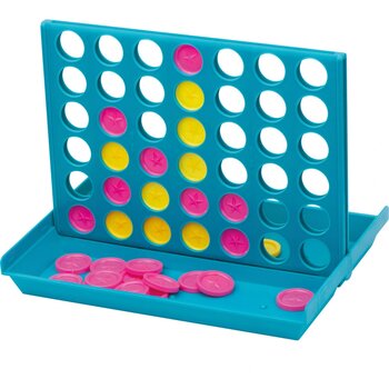 4 op een rij - spel turquoise