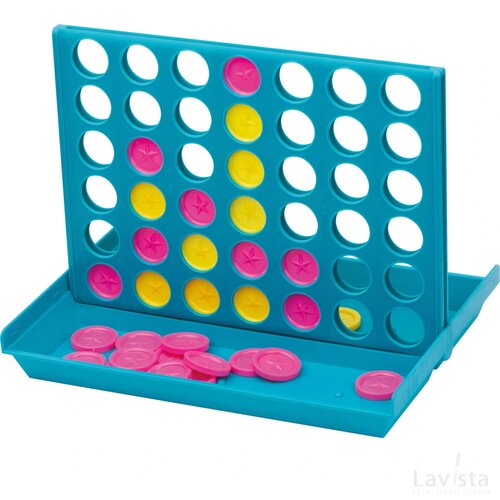4 op een rij - spel turquoise