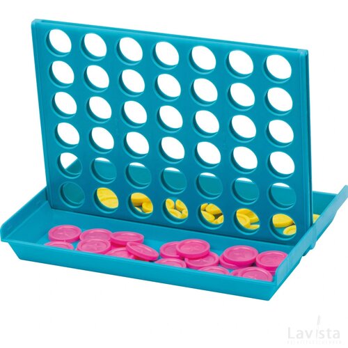4 op een rij - spel turquoise