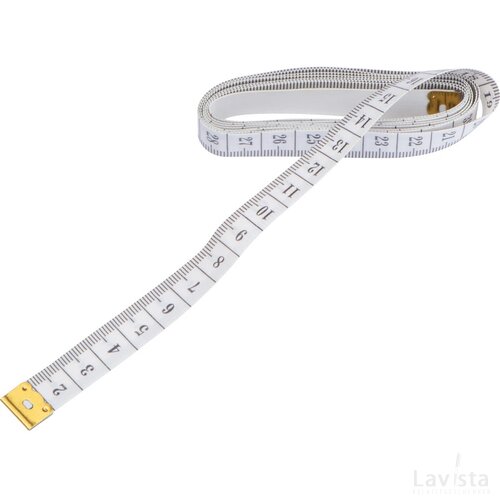 meetlint 1,5 meter van papieren bandarole wit