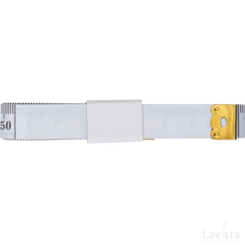 meetlint 1,5 meter van papieren bandarole wit