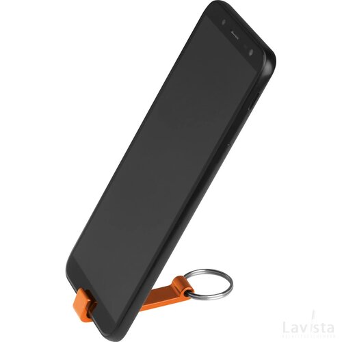 Sleutelhanger met flesopener oranje