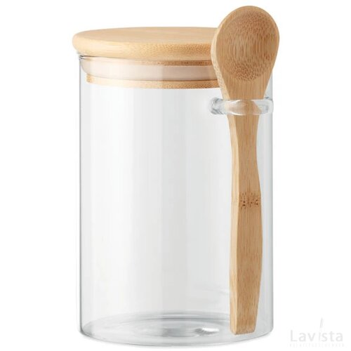 Glazen voorraadpot 600ml Borospoon transparant