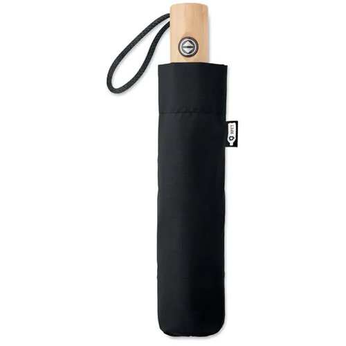 23 inch opvouwbare paraplu Leeds zwart