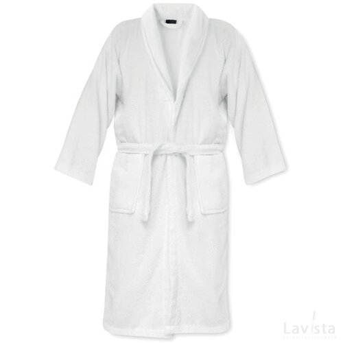 Badjas organisch katoen xl/xxl Onzai large wit