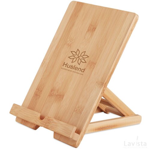 Bamboe laptop standaard Bruin