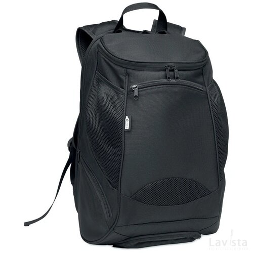 600d rpet sport rugzak Olympic zwart