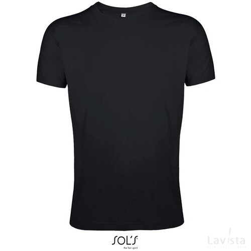 Regent f heren t-shirt 150g Regent fit deep black