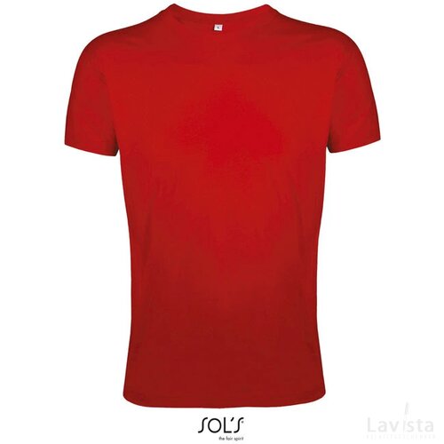 Regent f heren t-shirt 150g Regent fit rood