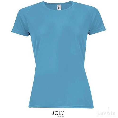Sportydames t-shirt 140g Sporty women aqua