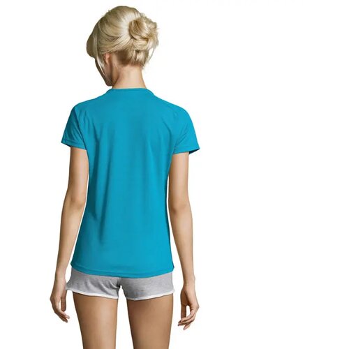 Sportydames t-shirt 140g Sporty women aqua